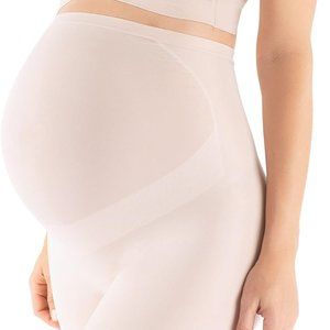 Belly Bandit Women's Thighs Disguise Maternity Support Shorts Nude - Siz…